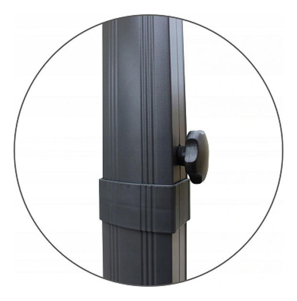 Zahradní slunečník Rona 1 (šedá)