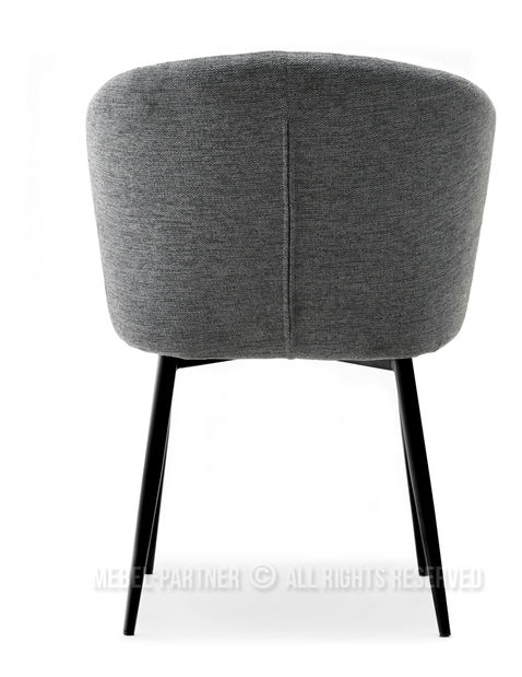 Židle Zane (grafit + černá)