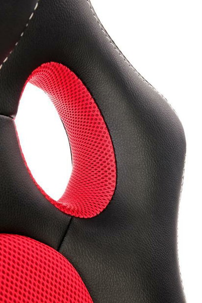 Kancelářská židle Beauly (černá + červená)