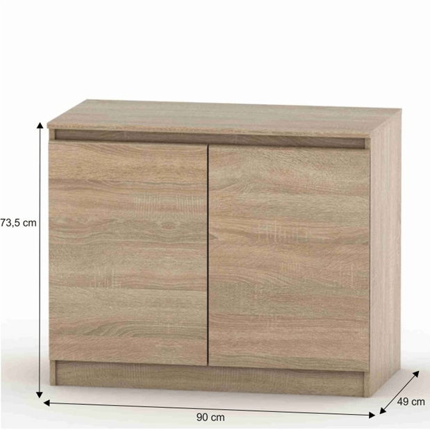 Skříňka Hannah New 08 (dub sonoma)