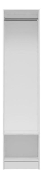 Šatní skříň Bubose 9 (bílá)