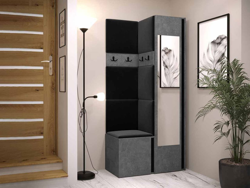 Předsíň Tovenaz XXV (grafit + béžová)