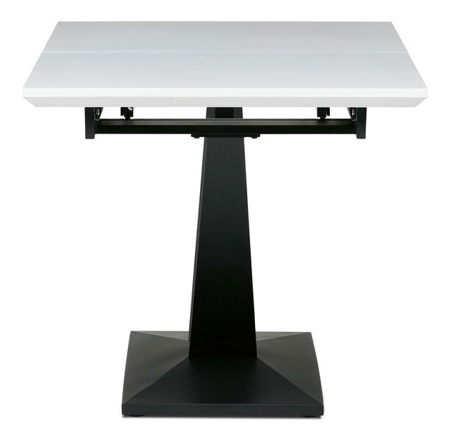 Rozkládací jídelní stůl Hundio (bílá) (pro 4-8 osob)