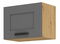 Horní kuchyňská skříňka Lucid 50 GU 36 1F (dub artisan + dustgrey)