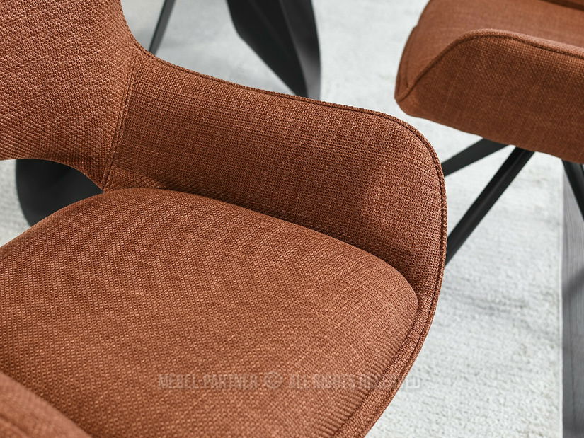 Židle Marge (měděná + černá)