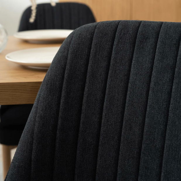 Jídelní židle Trasladal (černá)