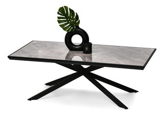 Konferenční stolek Flint (grafit + černá)