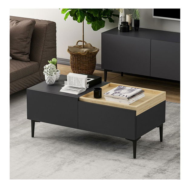 Konferenční stolek Maddame (antracit)