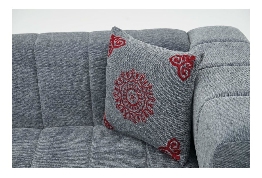 Rohová sedačka Beyzometta (P) (šedá)