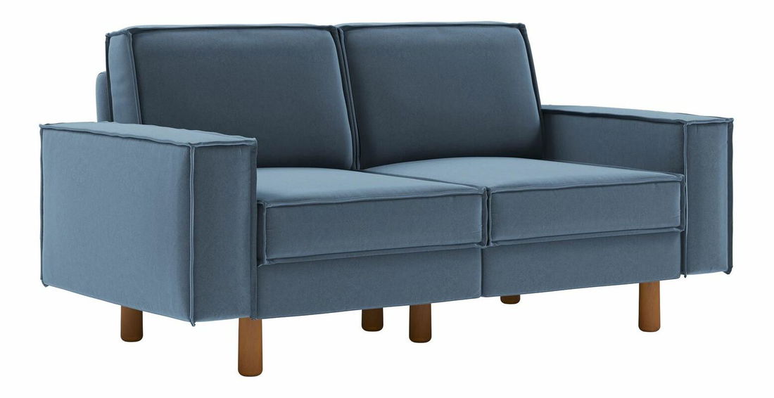 Pohovka trojsedačka Spary 3 (mořská zelená + ořech)