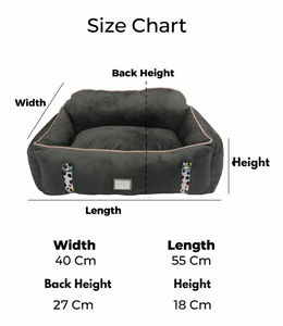 Pelíšek pro domácí zvíře Princy (černá + bílá)