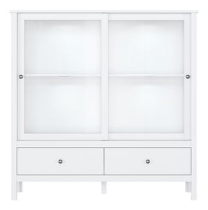 Vitrína Otis 2w2s (bílá)