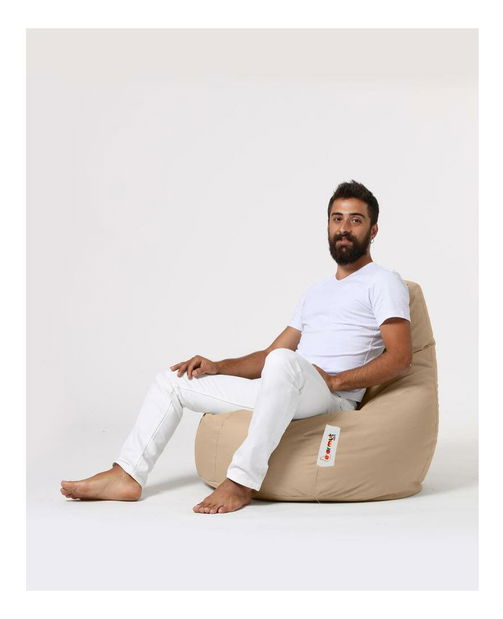 Sedací pytel Dolce (šedohnědá)