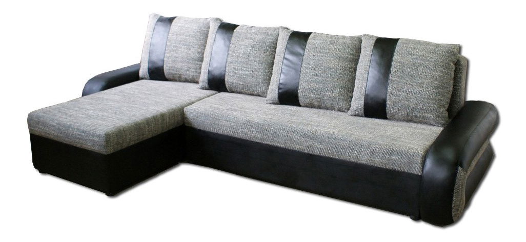 Rohová sedací souprava Tico šedá (L)