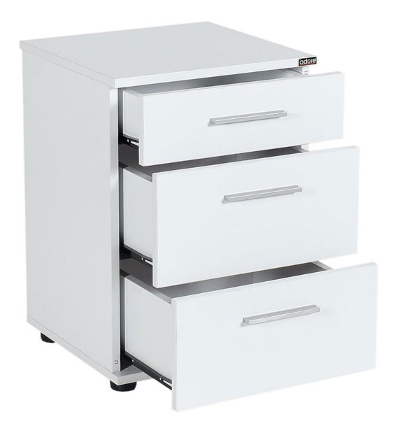 Noční stolek Kiran 4 (bílá)