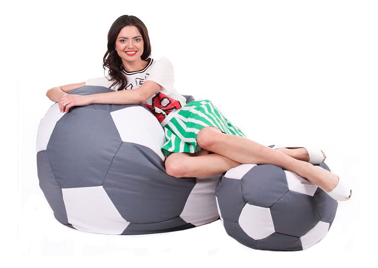 Sedací vak Fotbal XXXL+L (NL 17 + NL 01)