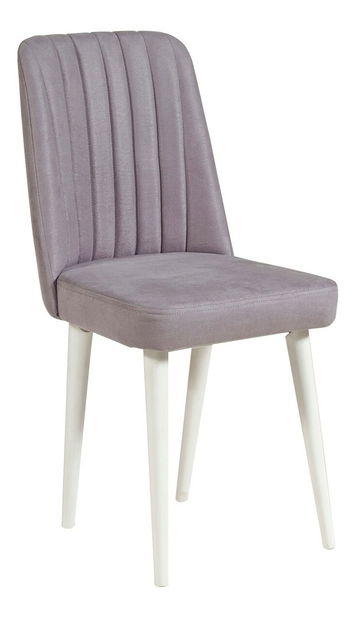 Jídelní set Vlasta 2 (bílá + šedá) (pro 6 osob)