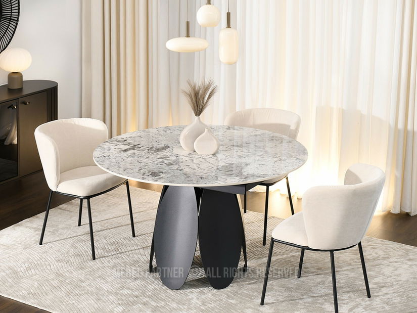 Jídelní stůl Facilidades (šedá + černá)