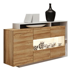 Komoda Allegro (dub grandson + bílá)