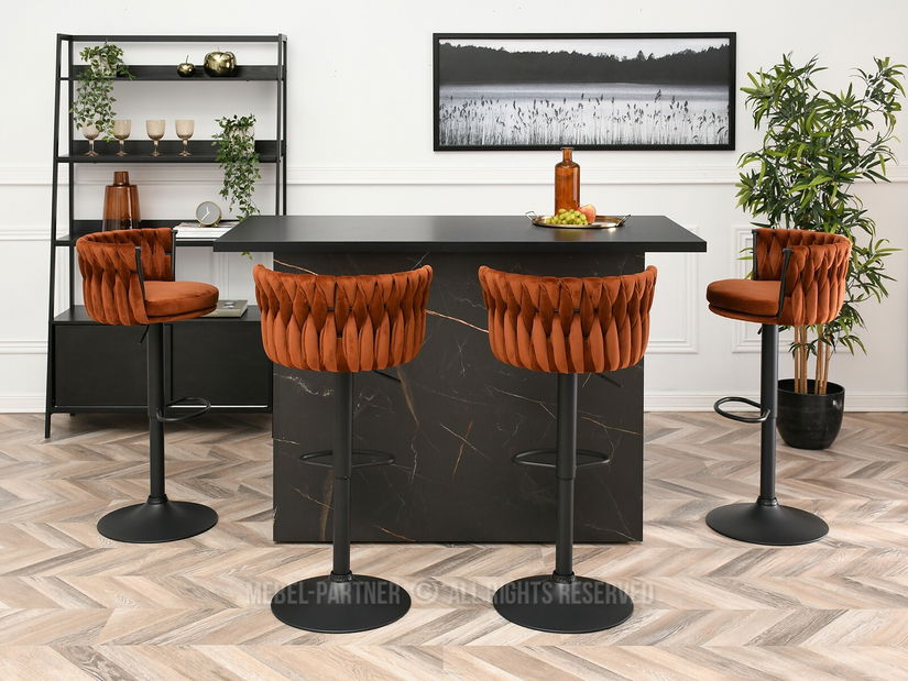 Židle Adel (měděná + černá)