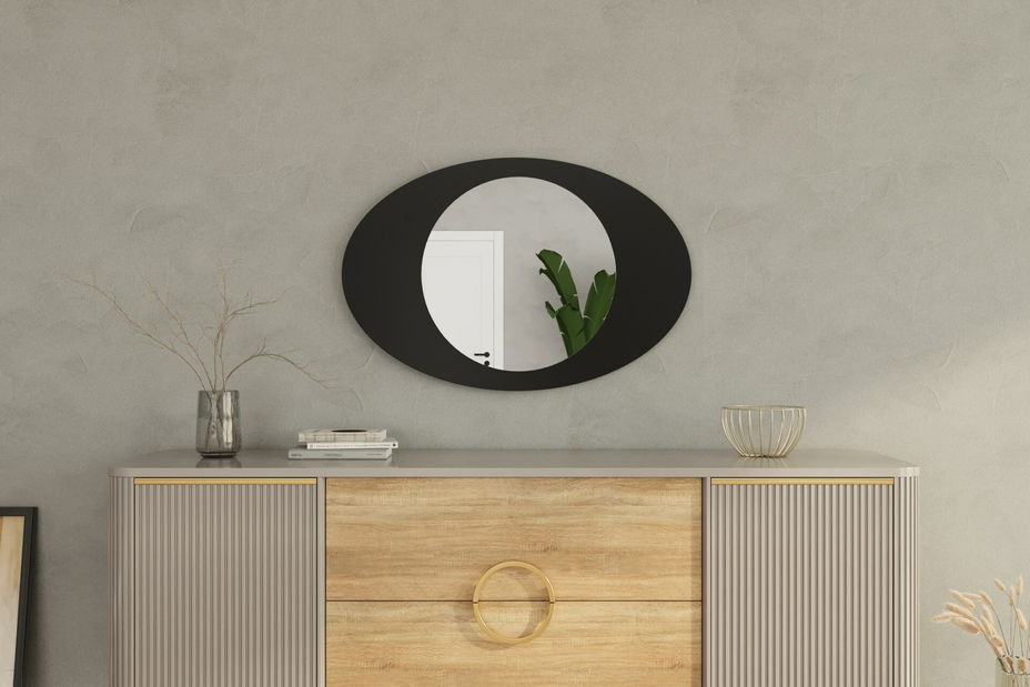 Zrcadlo Oblisimo (černá)