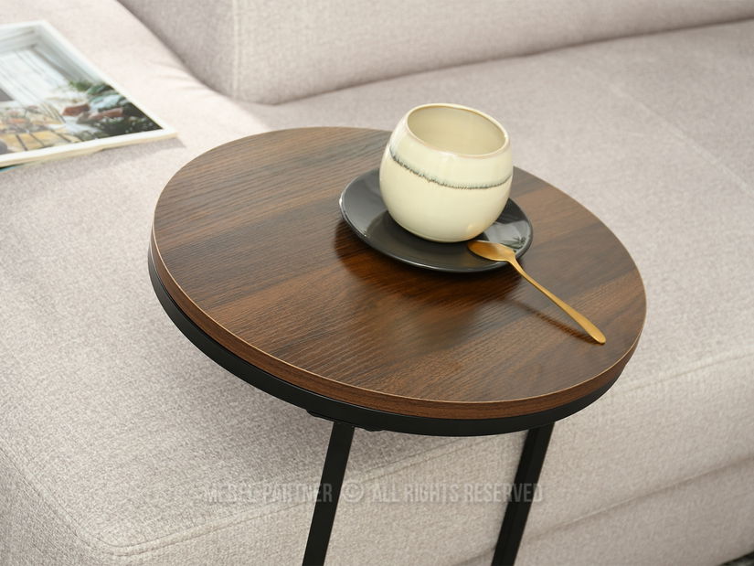 Konferenční stolek Corden (ořech + černá)