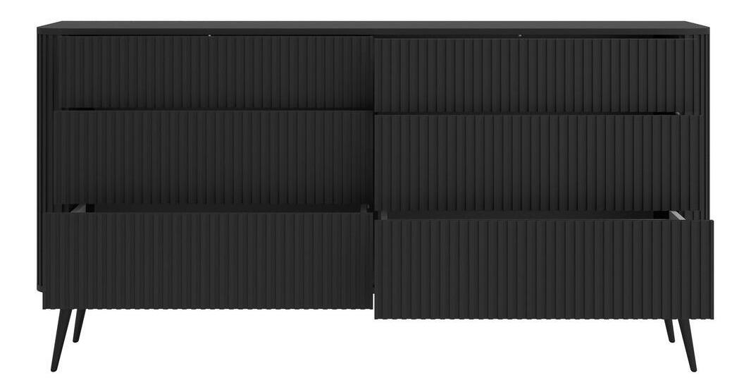 Komoda Oglio O2 (černá)