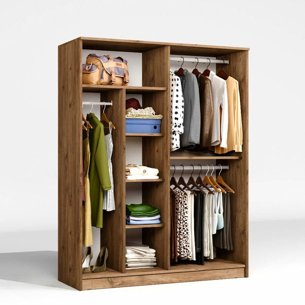 Šatní skříň Kentucky C (borovice atlantická)