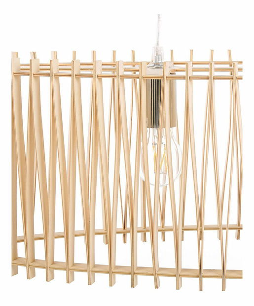 Závěsná lampa CHERIA (světlé dřevo)