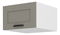 Horní kuchyňská skříňka Lucid WH 60 NAGU 36 1 F (claygrey + bílá)