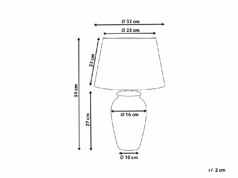 Stolní lampa Benji (bílá)