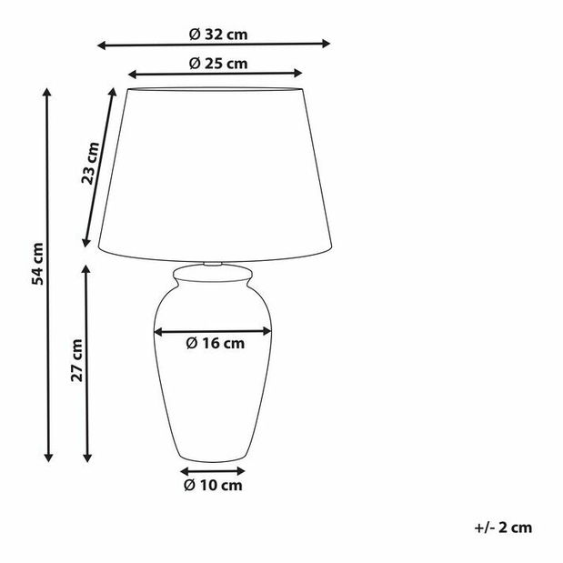 Stolní lampa Benji (bílá)