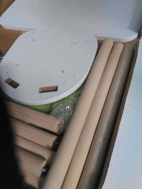 Dětský stůl s židlí Bunnie (pistáciová + bílá) *bazar