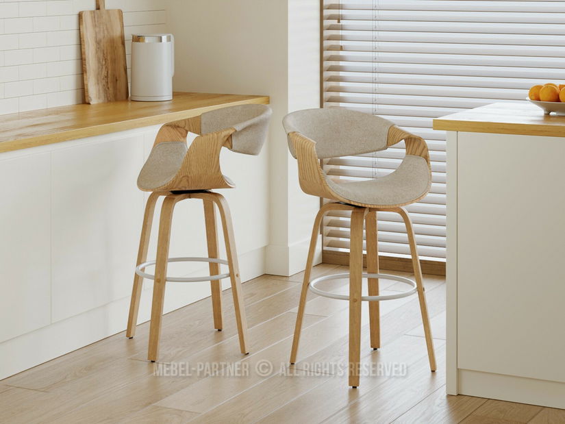 Barová židle Bendover (béžová)