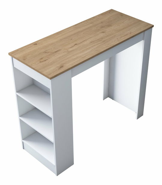 Jídelní stůl (pro 4 osoby) Jared 103 (Ořech + Bílá)