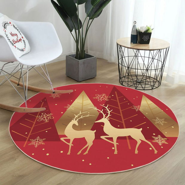 Koberec 120 cm Wopa (zlatá)