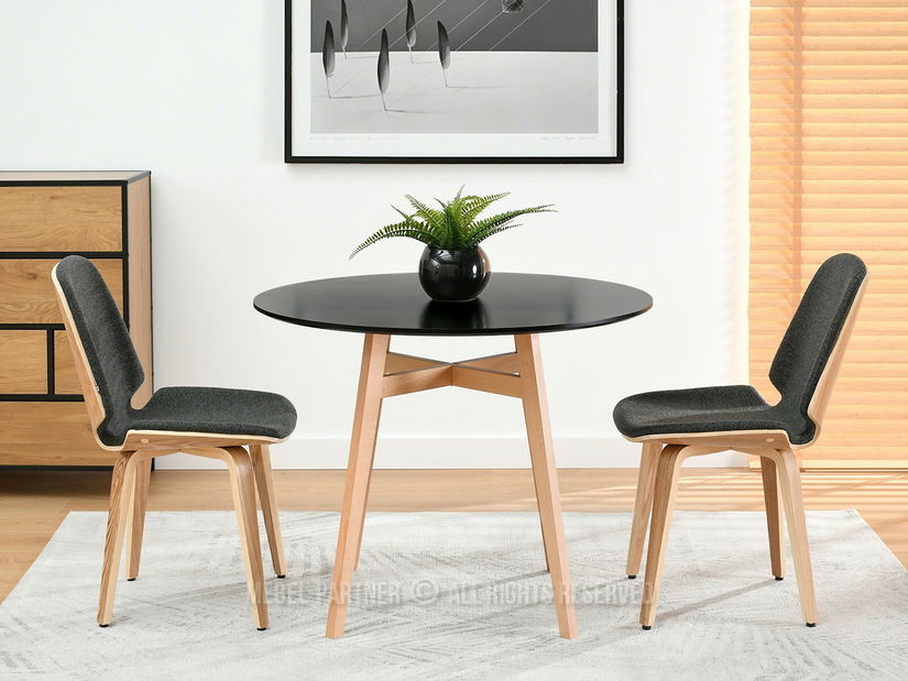 Jídelní stůl Croc (černá + buk)