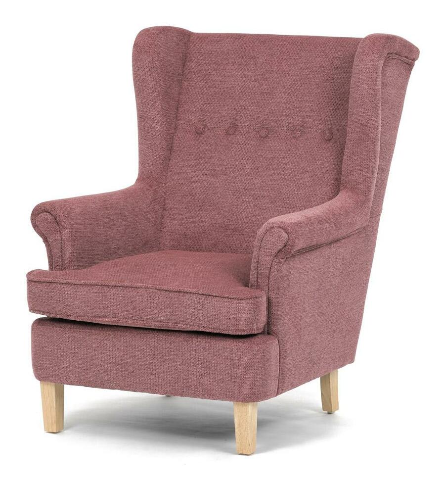 Křeslo ušák Aislante (růžová)