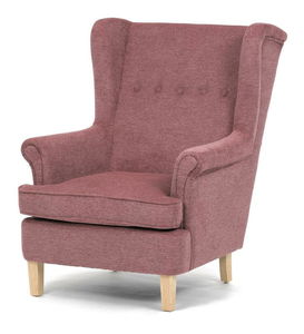 Křeslo ušák Aislante (růžová)