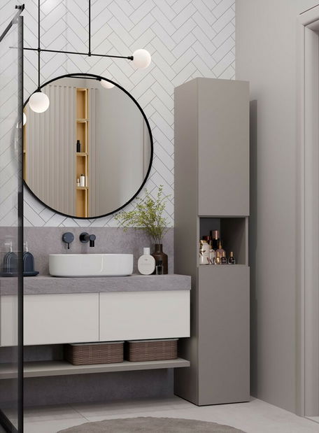 Koupelnová skříňka Neltossa 13 (světlohnědá)