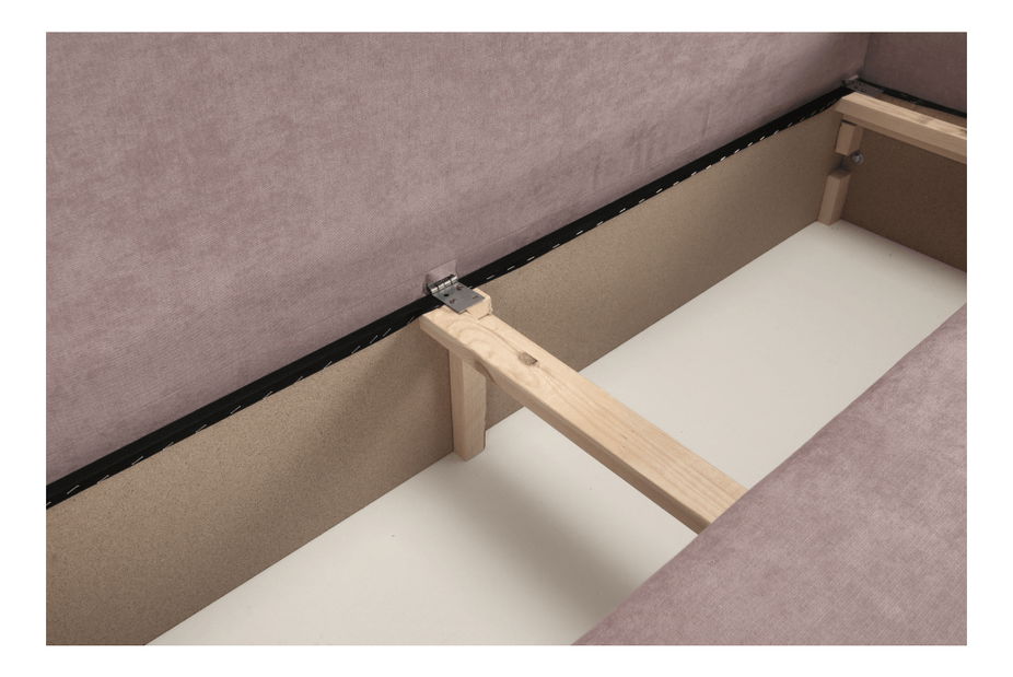 Rozkládací pohovka Porta (starorůžová)