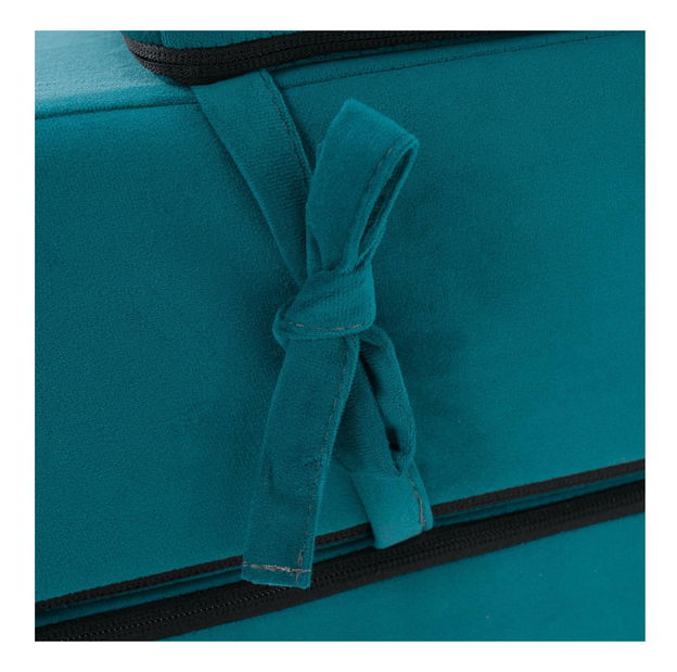 Rozkládací křeslo Viajado (petrolejová)