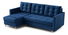 Rohová sedací souprava Divas (L) (tmavě modrá)