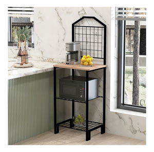 Servírovací stolek Kekate (borovice atlantická + černá)