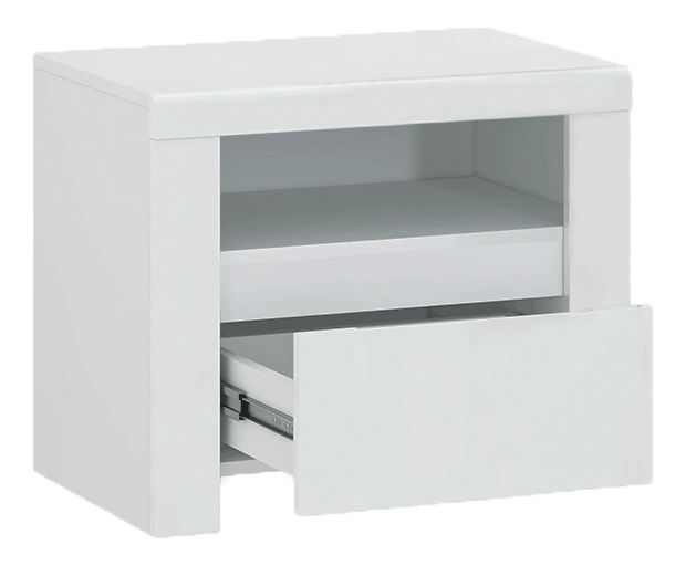 Noční stolek Lafer 1S (bílá)