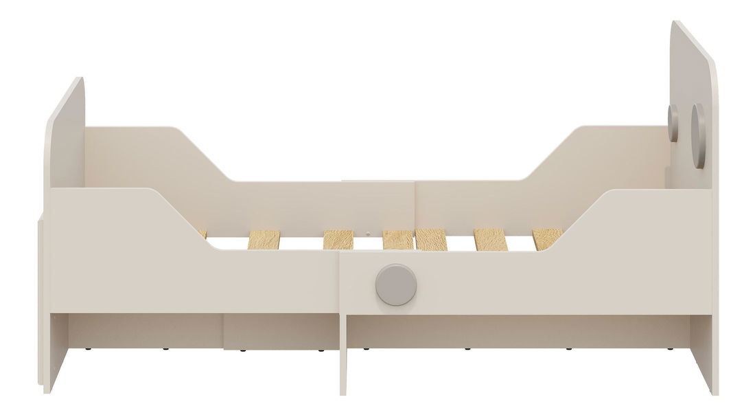 Dětská rozkládací postel 80 cm Perdidos (kašmír) (s roštem)