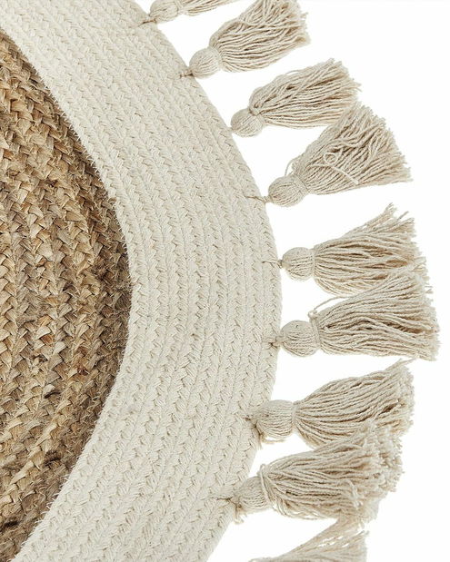 Koberec ⌀ 120 cm Samsu (béžová)