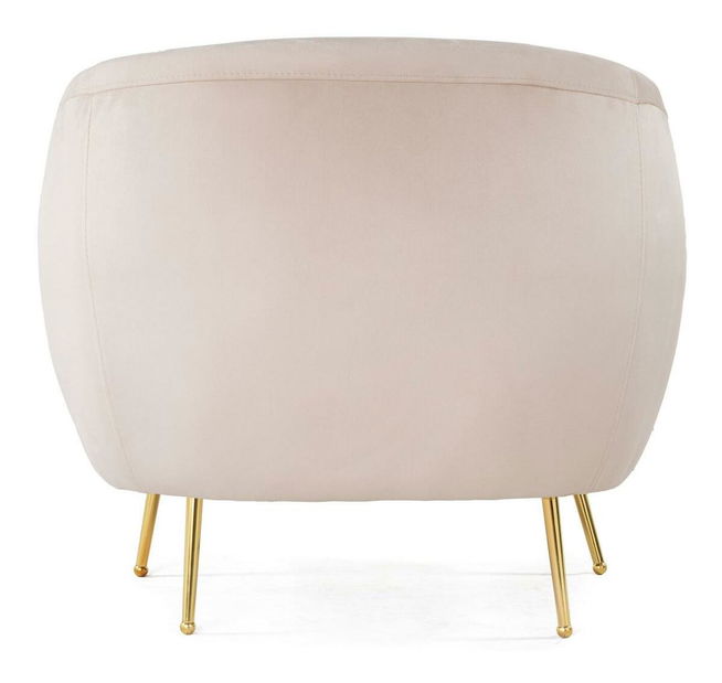 Křeslo Essia (béžová + zlatá)