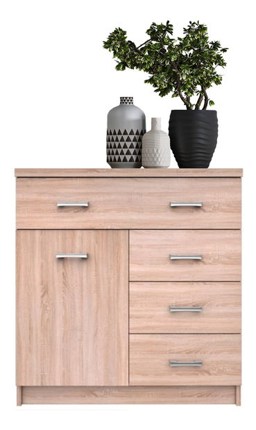 Komoda Tianna 1d4s (dub sonoma)