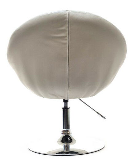 Křeslo Lush 3 (bílá + chromová) *výprodej